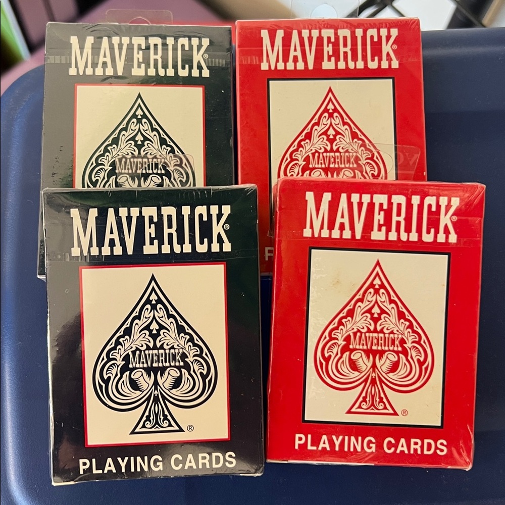 🧡 Maverick playing cards 4 decks